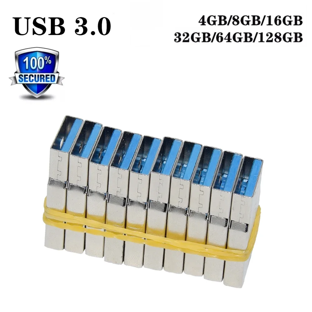 10/50/100pcs USB 3.0 chip Factory direct USB flash drive stick 16GB PenDrive 32GB USB 64GB 128GB waterproof pen drive u disk