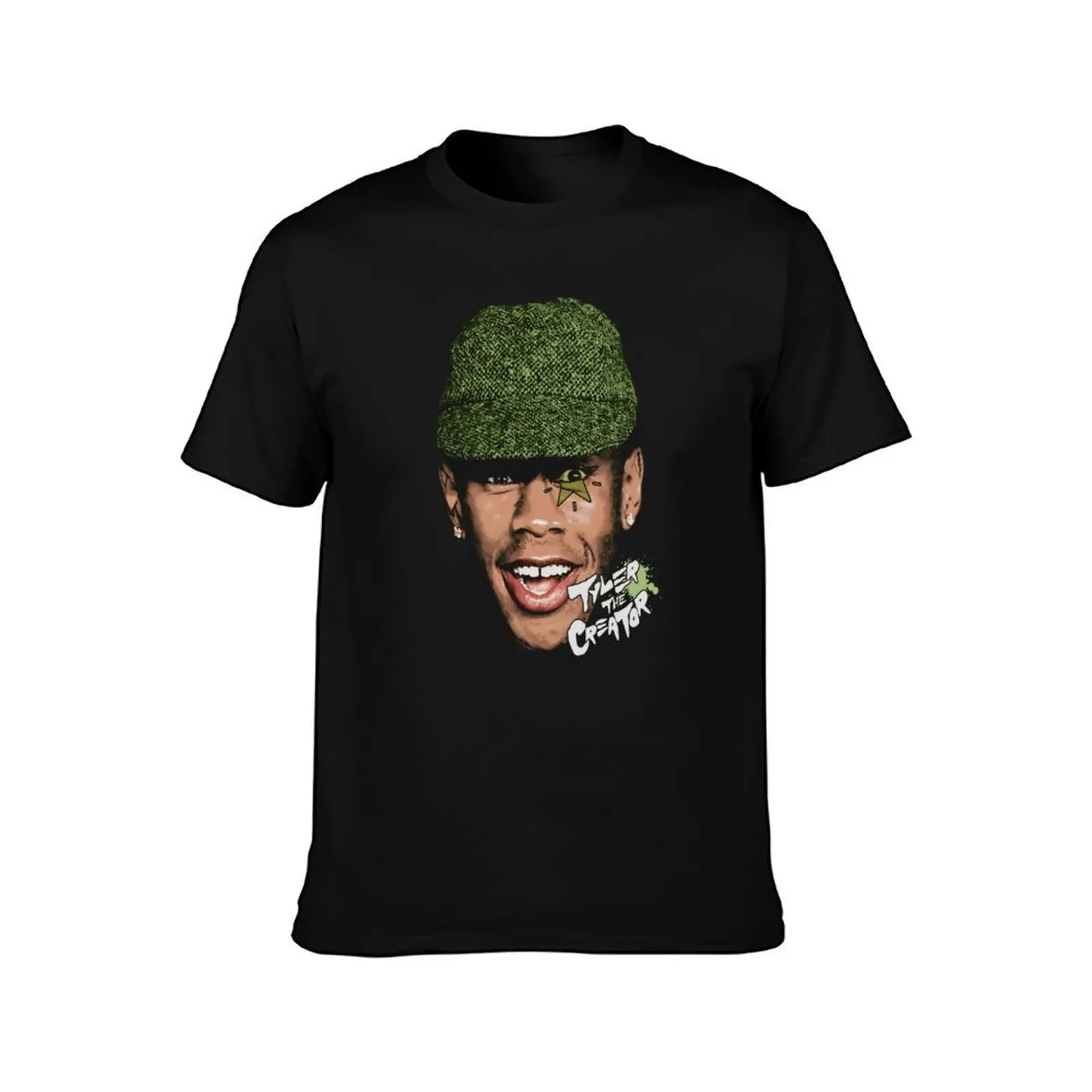 Big Smile Rapper Vintage T-Shirt, Summer Casual Cotton Tee, Oversized Streetwear Tops, Vintage Graphic Print, Unisex Men Women