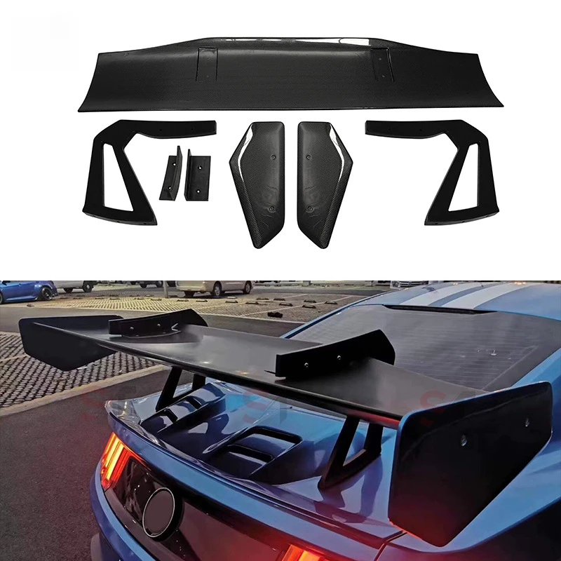 

Подходящий спойлер Mustang из углеродного волокна для робота третьего поколения, аксессуары для модификации фиксированного крыла