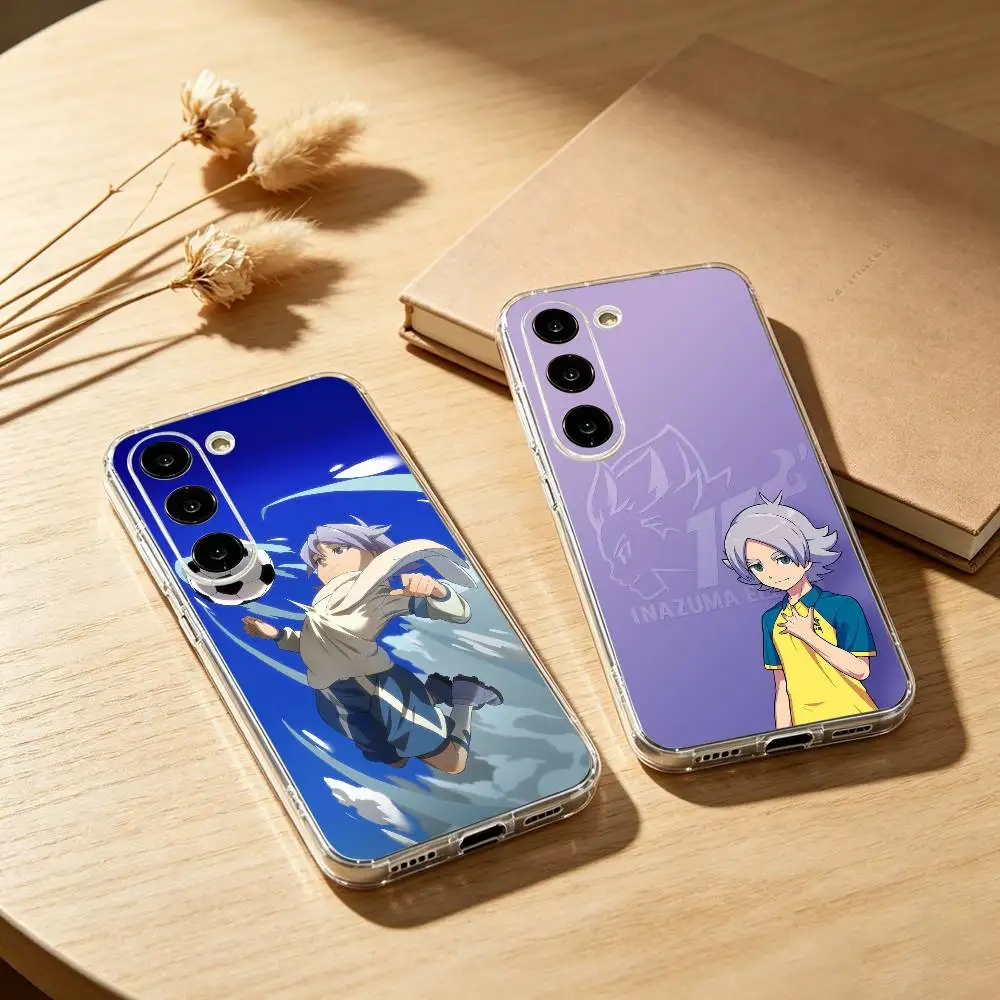 Sporty Japanese Anime I-Inazuma Eleven Phone Case For Samsung Galaxy A91,80,73,72 ,71,53,52,32 ,31,22,21s,20,Transparent Case
