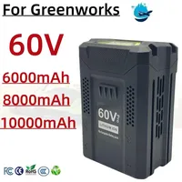 For Greenworks pro 60V 10000mAh Lawn Mower Trimmers Edgers Chainsaws Pole Saws Blower 60V Rechargeable Battery  Lithium-ion