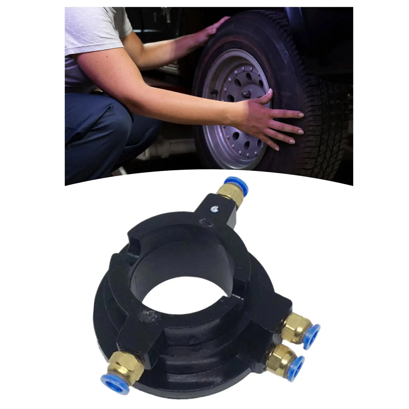 

Professional Tire Changer Valve Black PP Rotary Coupling Tire Machine Accessories for Tire Service Shops