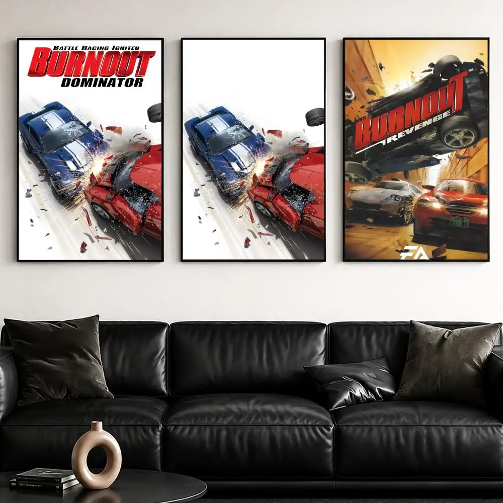 Dynamic B-Burnout Dominator posterS Poster Self-Adhesive Stylish Art Print Poster Wall Home Decor