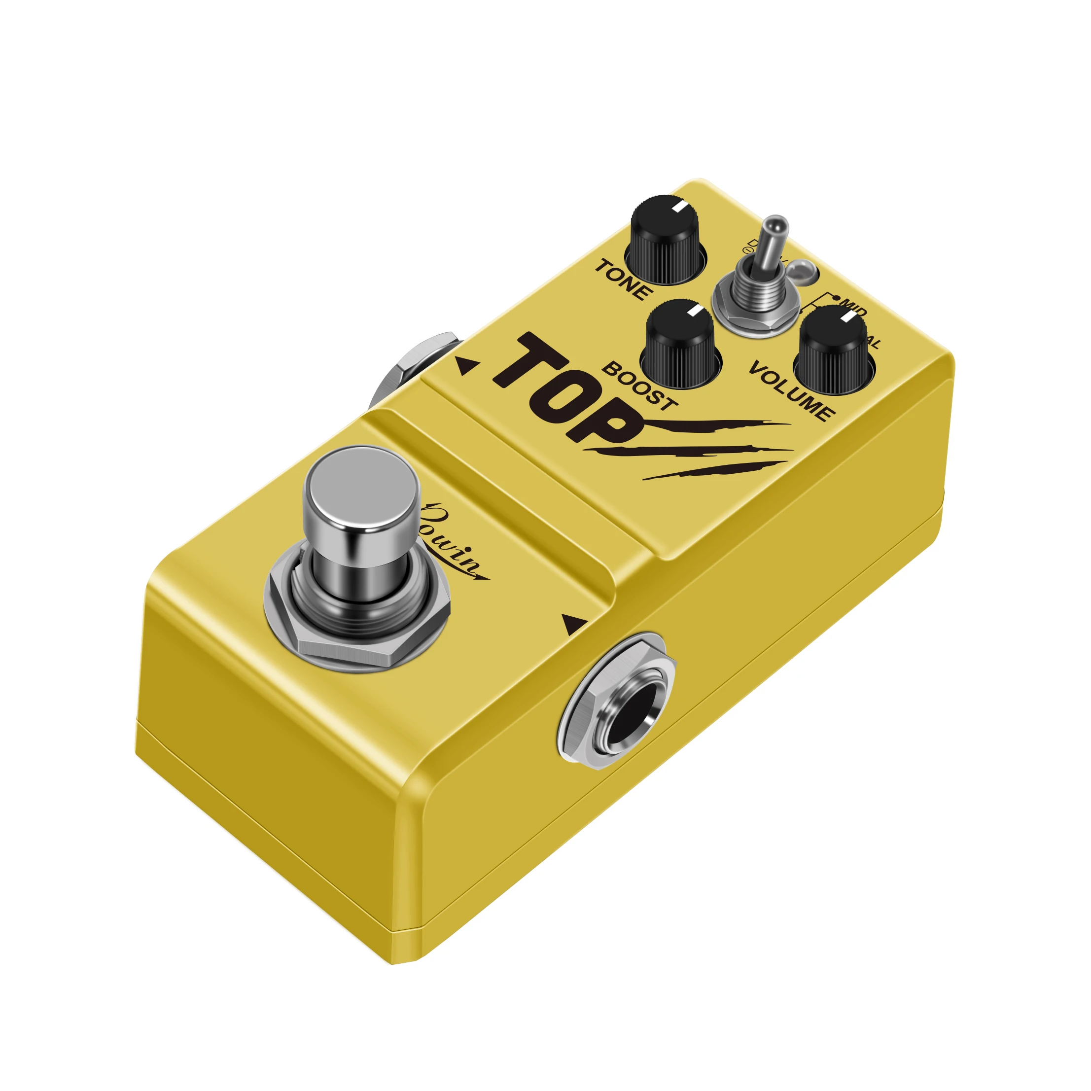 ROWIN TOP Guitar Effect Pedal Analog Vintage Boost Effect Pedal True Bypass Metal Shell Pedal Electric Guitar Accessories