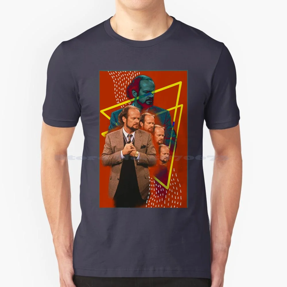 ~ F R A S I E R ~ T Shirt 100% Cotton Tee Frasier Crane Kelsey Grammer Tv Fan Art Red Niles Crane