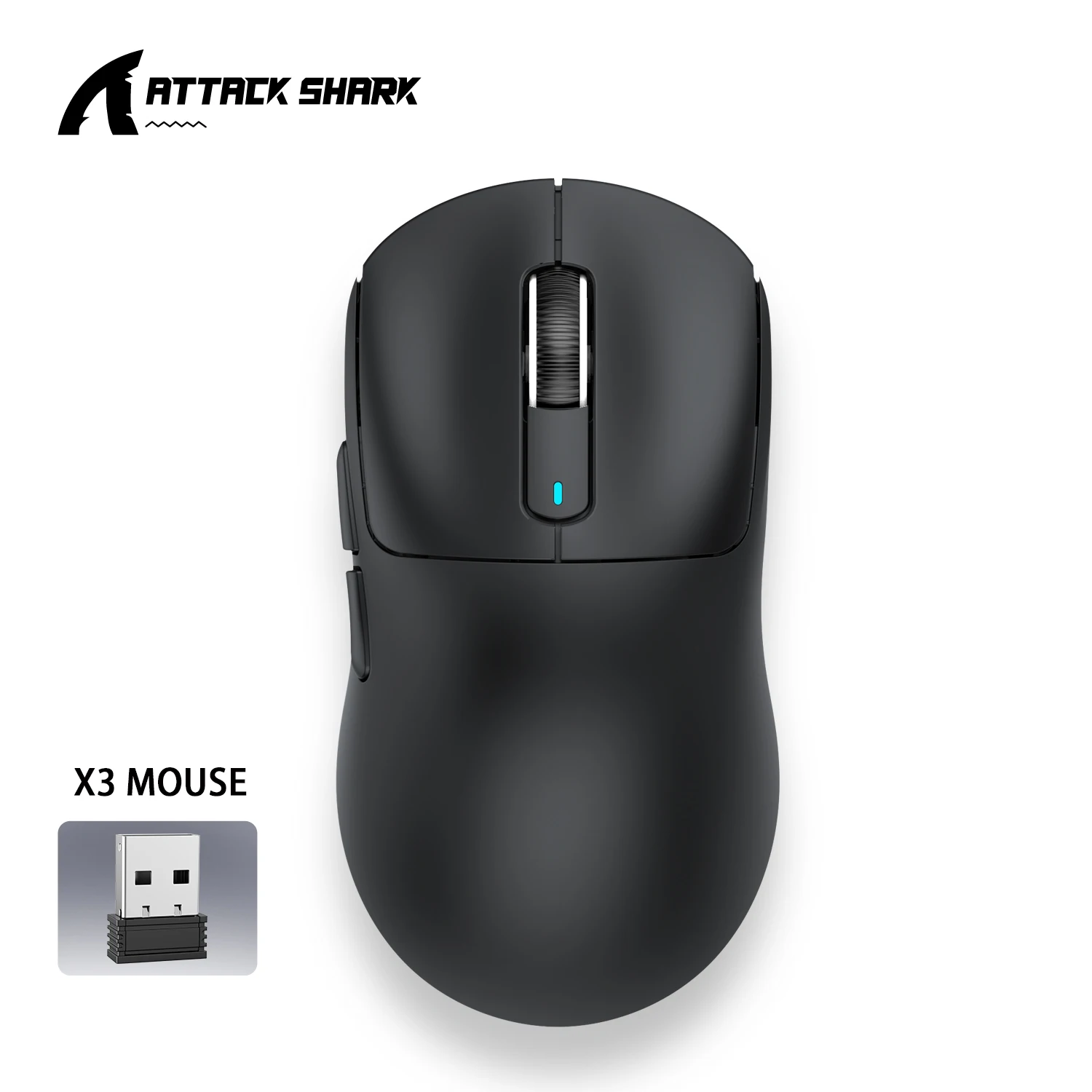 

ATTACK SHARK X3 X3PRO Wireless Mouse Bluetooth Lightweight,PAW3395 1K Hz Return,Tri-Mode Connection,Macro Gaming Mouse