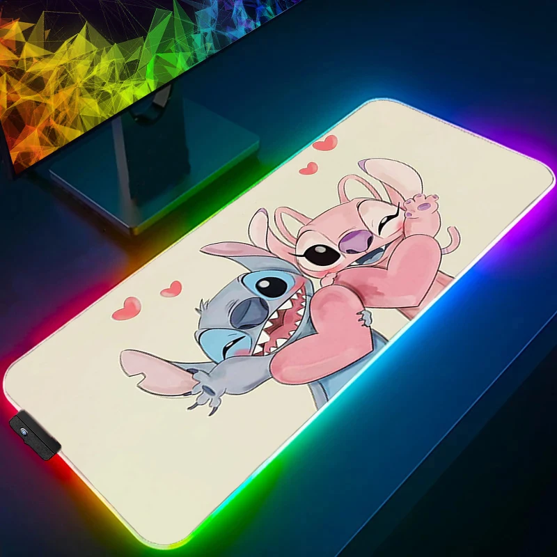 Mouse pad rgb ponto backlight acessórios de jogos projetado especificamente tapete gamer pc computador teclado tapete de mesa led mausepad