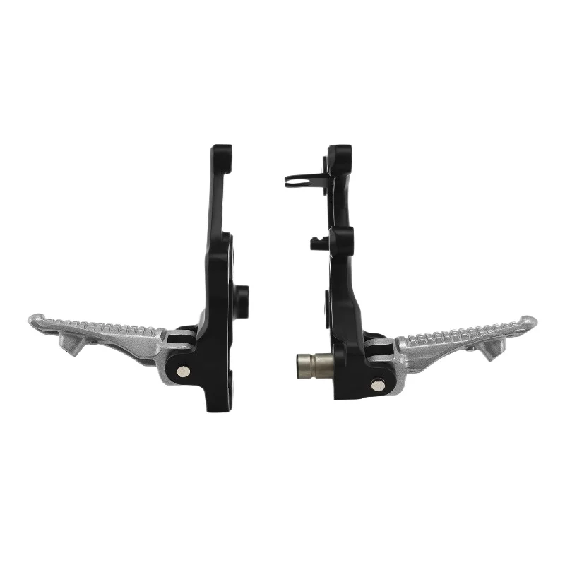 

2 пары передних кронштейнов для педалей, совместимых с мотоциклами Kawasaki Ninja Z400/Z500, заводские сменные кронштейны 2018-2024 гг.