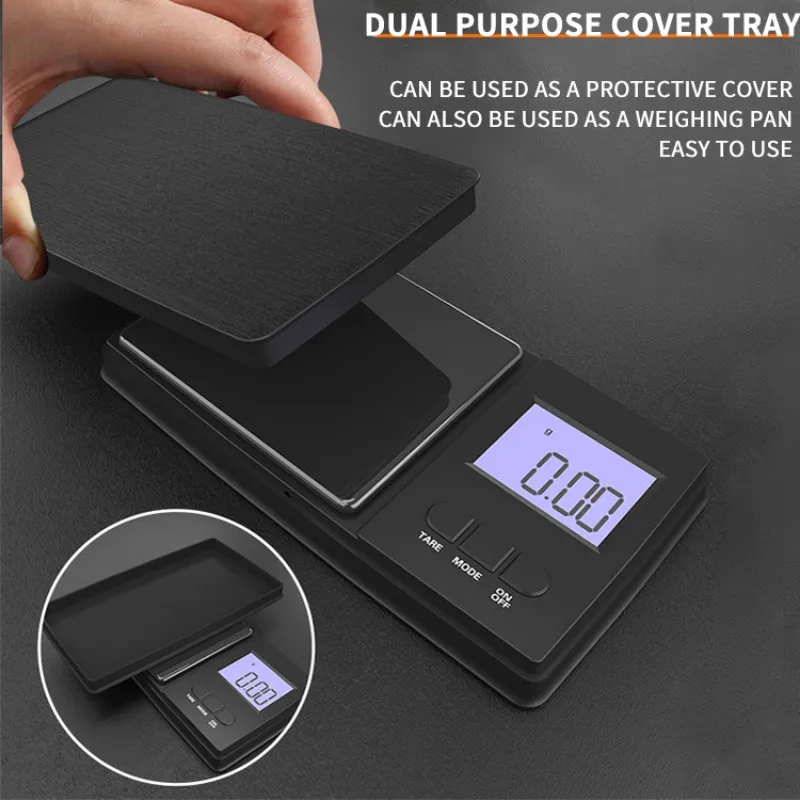 Jewelry Scales Weight Diamond Balance Kitchen Weighing Digital Pocket Mini Scale Bathroom 0.01g 500g 1000g