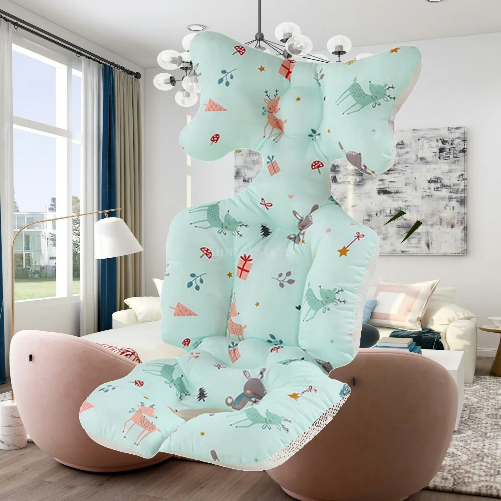baby-stroller-cushion-newborn-stroller-mat-non-slip-cushion-breathable-seat-pads-cart-mat-thicken-liner-mat-for-car-pushchair