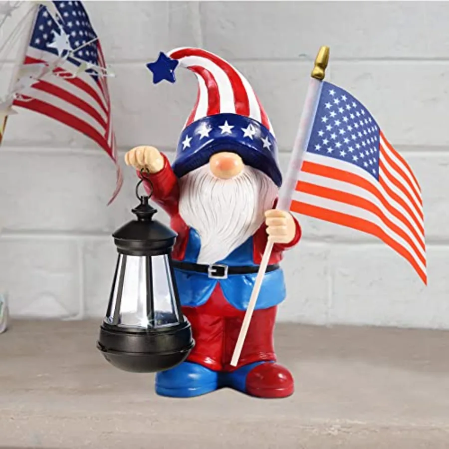 

Solar Gnomes Statues for Garden Decor: Outdoor Sculptures for Clearance Lights for Outside Lawn Ornaments Porch Patio Balcony Y