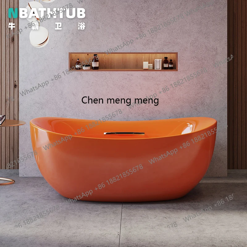 حوض استحمام أكريليك جديد على الطراز الياباني عائلي B & B حوض استحمام فاخر قابل للإزالة للبالغين #2
