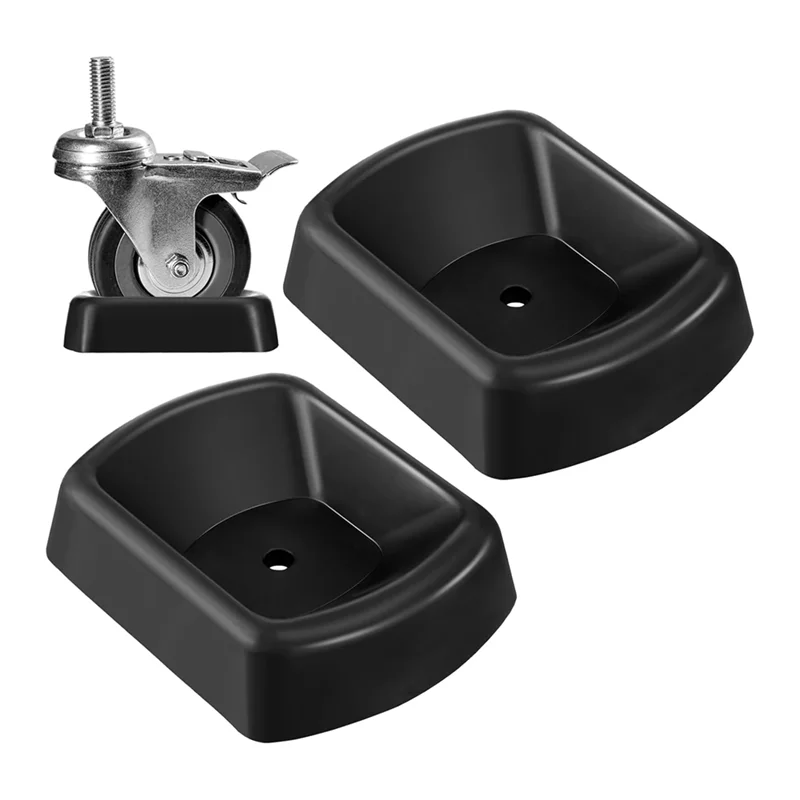 ABGR-Jack Wheel Chock Rubber Caster Trailer Dock 6 Inci Stabilizer Penghenti Roda Tunggal Transportasi untuk Kargo Trailer Perjalanan