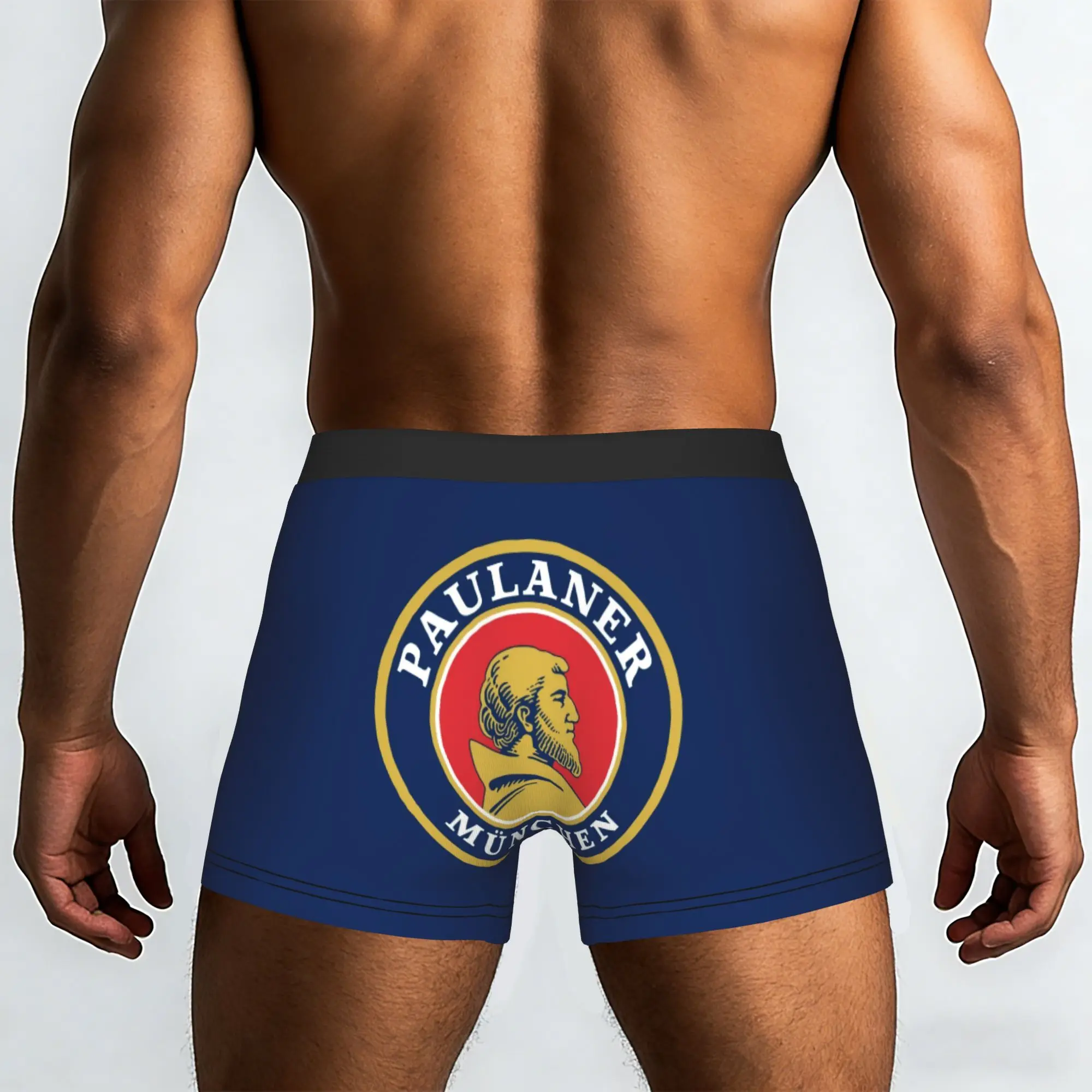 Custom P-paulaners Spezi Munich Beer Drink Underwear Men Printed  Boxer Briefs Shorts Panties Breathable Underpants
