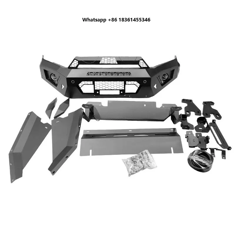 High Performance Powder Coated Steel Front Bumper Bull Bar For Dmax 2021-2025