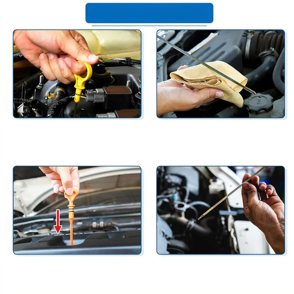 Fluid Level Dipstick For Honda Civic 01 05 Engine Oil Gauge Checker Auto Maintenance Accessory Automotive Parts