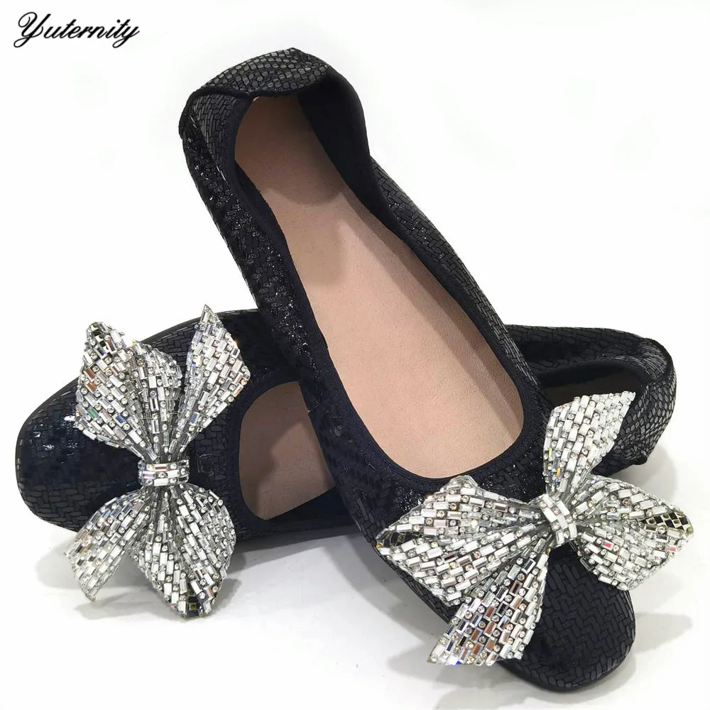 Top Style Fashion Around Toe Ladies Shoes For Wedding Dress New Coming Pumps Italian Rhinestone Shoes Size 36-43