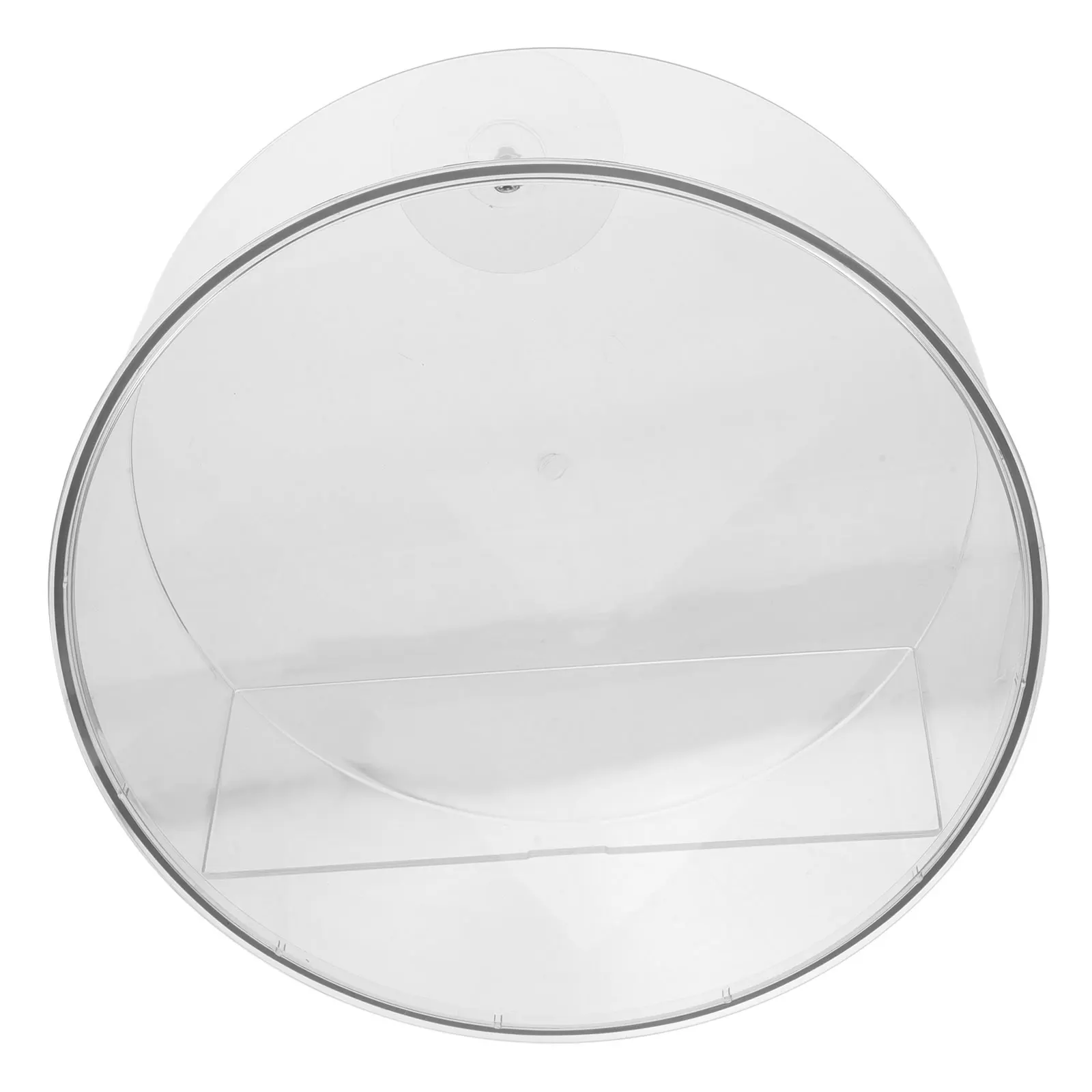 

Wall Mounted Display Cabinet Round Storage Box for Souvenirs Collectibles ganizer Easy Clean Spacesaving Design Decor