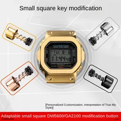 4 colors Metal Button For GA2100 For casio G-shock DW5600/5610/GA2110/GMA-S2100 Watch Button Rotary Key Watch Accessories