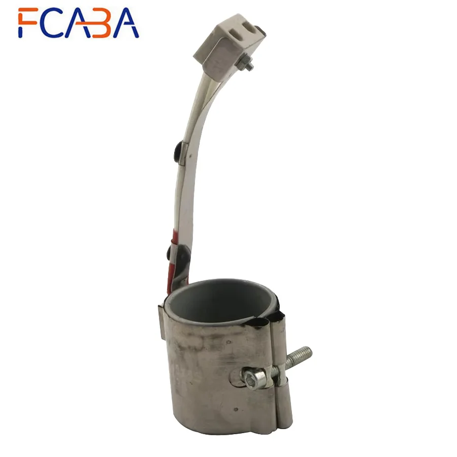 FCABA 40*55mm 220V 210W Stainless Steel Mica Band Heater Electric Industrail Heating Element for Plastic Injection Machine
