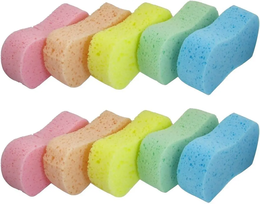 

Large Car Cleaning Sponges 10-Pack with High Foam for Washing and Water Games