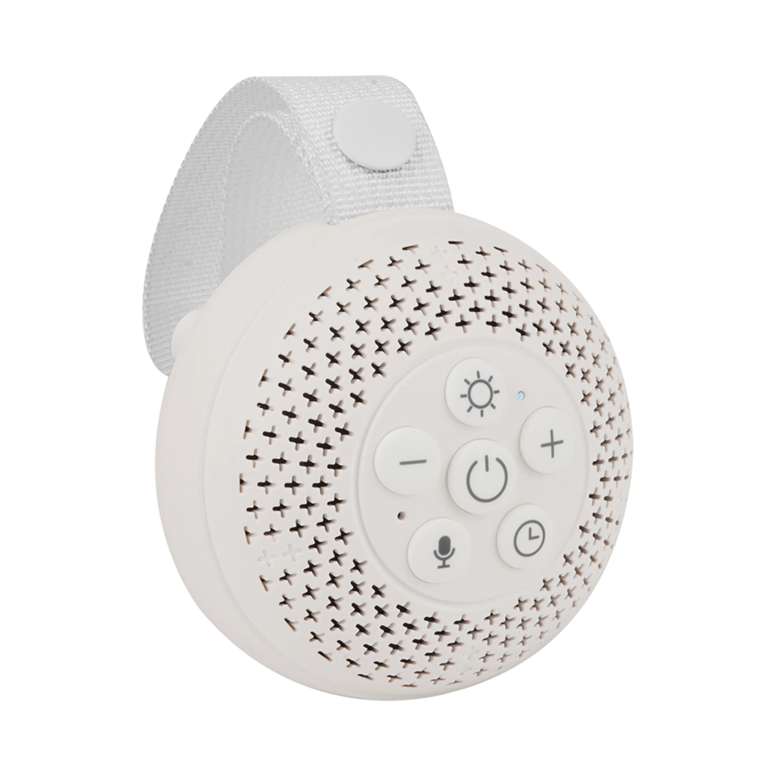 

White Noise Sound Machine Portable And Rechargeable With Voice Recording & 16 Soothing Sounds +3 Night Lights, 3 Auto-Off Timers