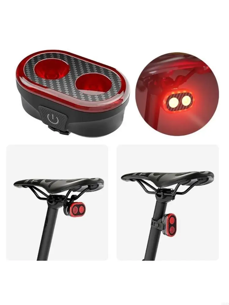 

LED Safety Bicycles Light Night Cycling Safety Bikes Warning Rear Light Brake Sensing Safety Brake Lamp Warning Light