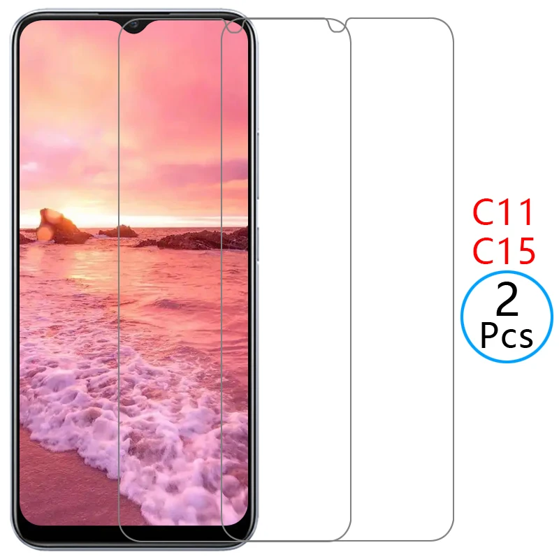 Protector de pantalla de vidrio templado para realme c15 c11 2021, película protectora para realmec15 c 11 15 11c 15c, realmi reali real me relme