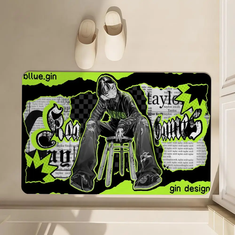 

Aya Osawa Mitsuki Koga Floor Mat Soft Diatom Bathroom Absorbent Floor Mat, Toilet Of The Bathroom, Household Floor Mat, Door Mat