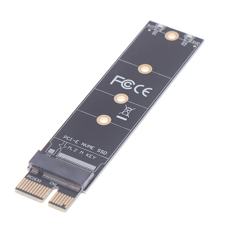 

Адаптер PCIE на M.2 для NVMe SSD, переходник PCIE X1, разъем PCI-E PCI Express M Key, поддержка M.2 SSD 2230, 2242, 2260, 2280, полная скорость передачи данных