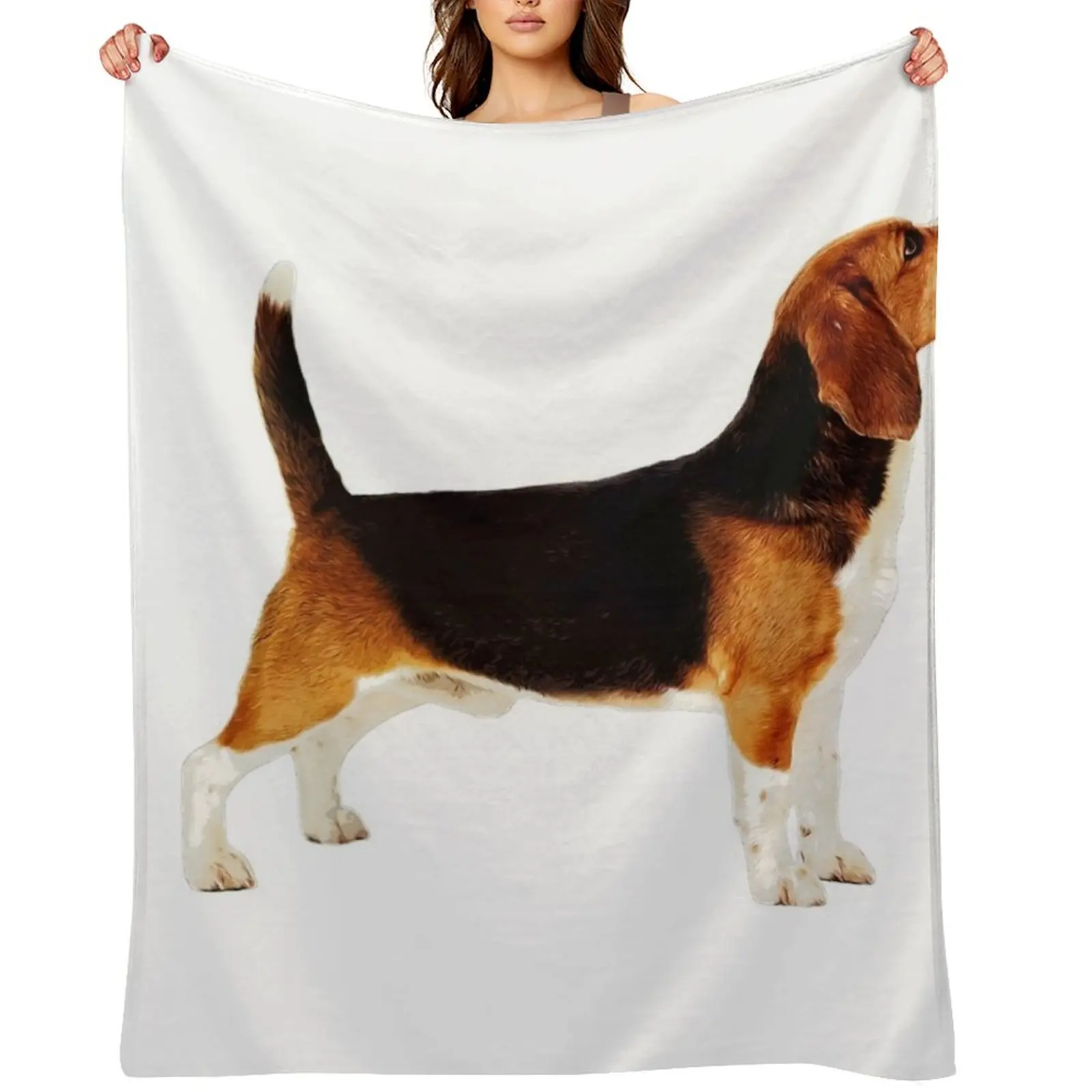 

Cute Stacked Beagle Throw Blanket Decorative Beds Heavy Soft Beds warm winter Blankets