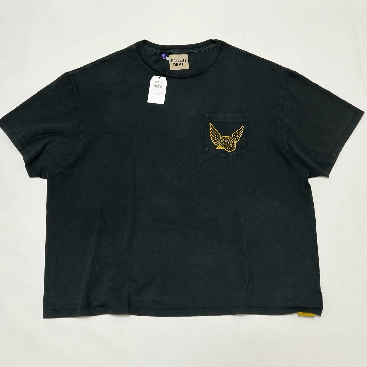 Gallery DEPT Printed Pocket Crew Neck Washing Water Old Retro Casual Short Sleeve T-Shirt