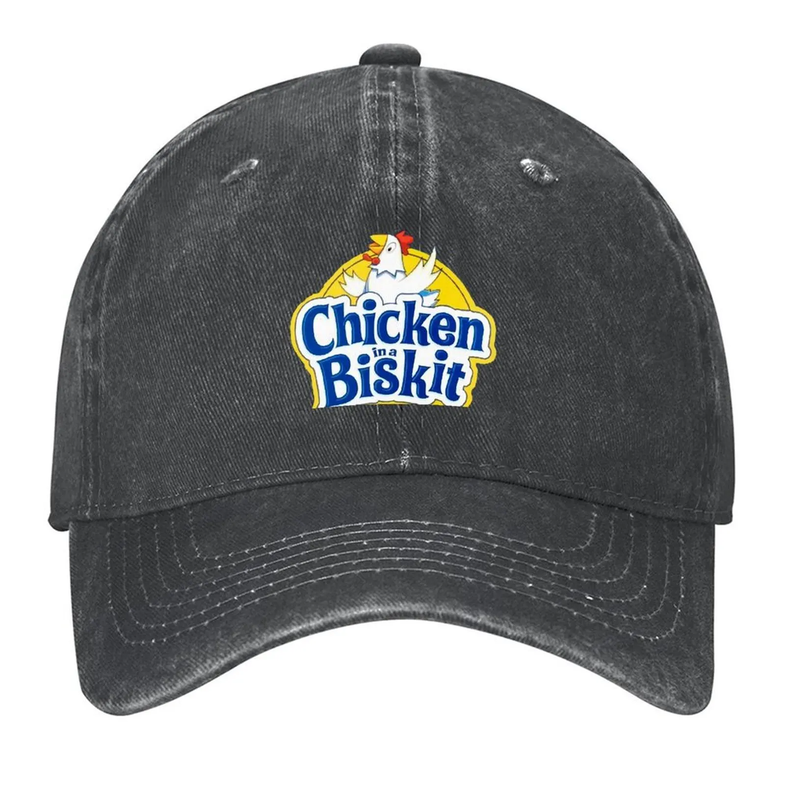 

Chicken in a Biskit Logo Classic T-Shirt Baseball Cap Brand Man cap Cosplay Custom Cap hard hat Mens Women's
