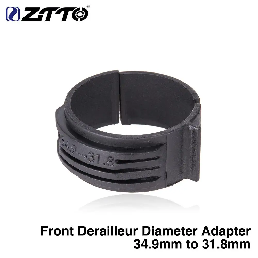 ZTTO Bicycle Front Derailleur Ring Adapter Convert 34.9mm to 31.8mm MTB Mountain Bike Front Derailleur Gasket