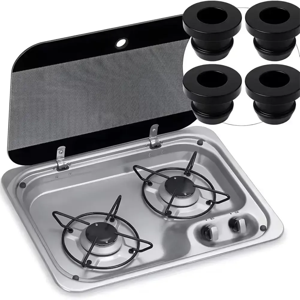 4/8/16PCS Stoves Rubber Plug Grommet Sleeve Pan Hob Silicone for Smev Dometic Motorhome Camper Van 44990000122 RV Accessories