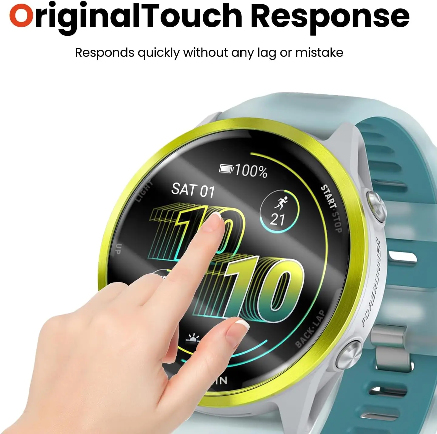 3 قطعة/الحزمة هيدروجيل طبقة رقيقة واقية ل Garmin Forerunner 970 965 570 265 265S لينة واضحة واقي للشاشة فيلم