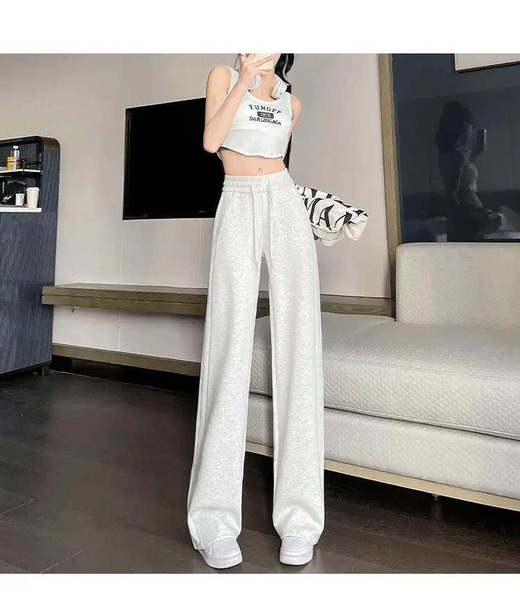 Pants Womens Baggy For Woman Autumn Jacquard Pleated Checked Trousers College Classical Vintage Lattice Minimalism Chic Youthful