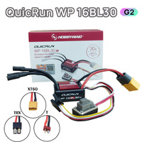 Hobbywing QuicRun 16BL30 G2 30A Brushless ESC For 1/16 On-road / Off-road / Buggy /Monster RC Car waterproof Speed Controller