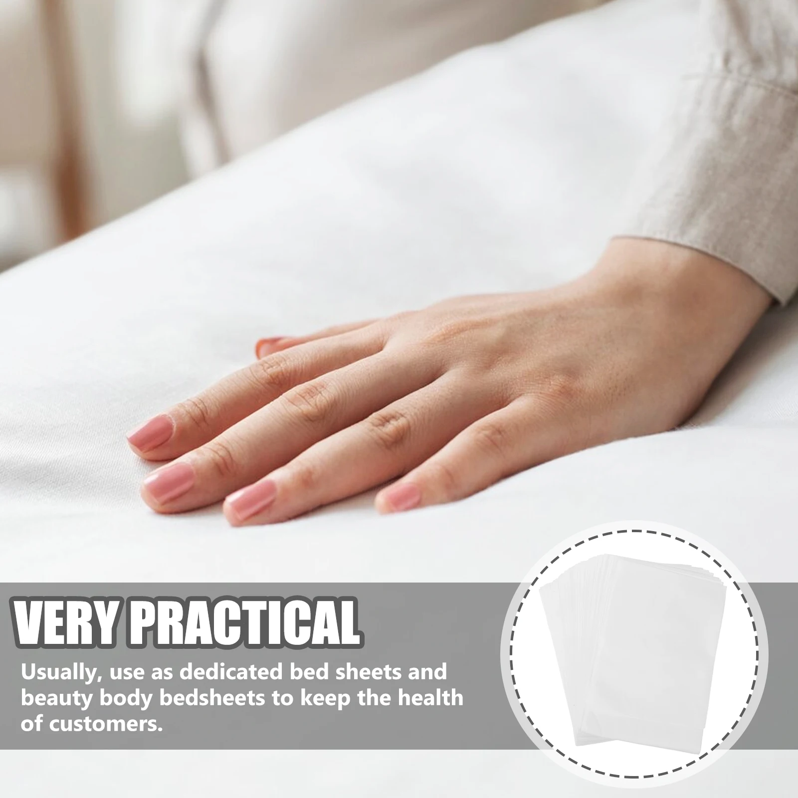 

10 Pcs Disposable Bed Sheets Non-woven Supplies Covers Beauty Salon Massage Guard Protective