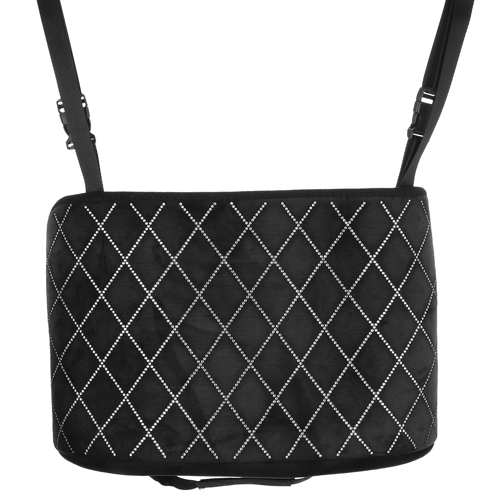 Fashionable Simple Design Car Back Seat Organizer Bag Suspended Installation Large Capacity Storage Net Pouch Car Purse Holder