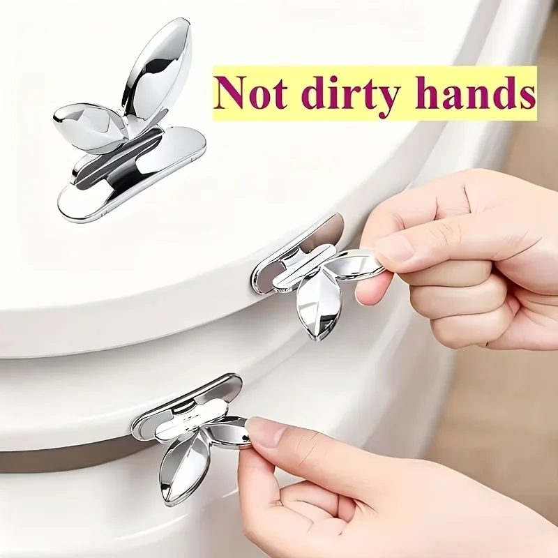 

Устройство для подъема крышки унитаза, подъемник для крышки унитаза, ручка для крышки унитаза, аксессуары для ванной комнаты, 3 шт., ABS, многофункциональные, практичные