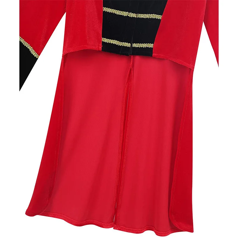 Hansber Costume Long à Paillettes pour Enfants Gentleman Tailleur loween Costume de Performance de Cirque Garçon Fille Traditionnel Chinois...