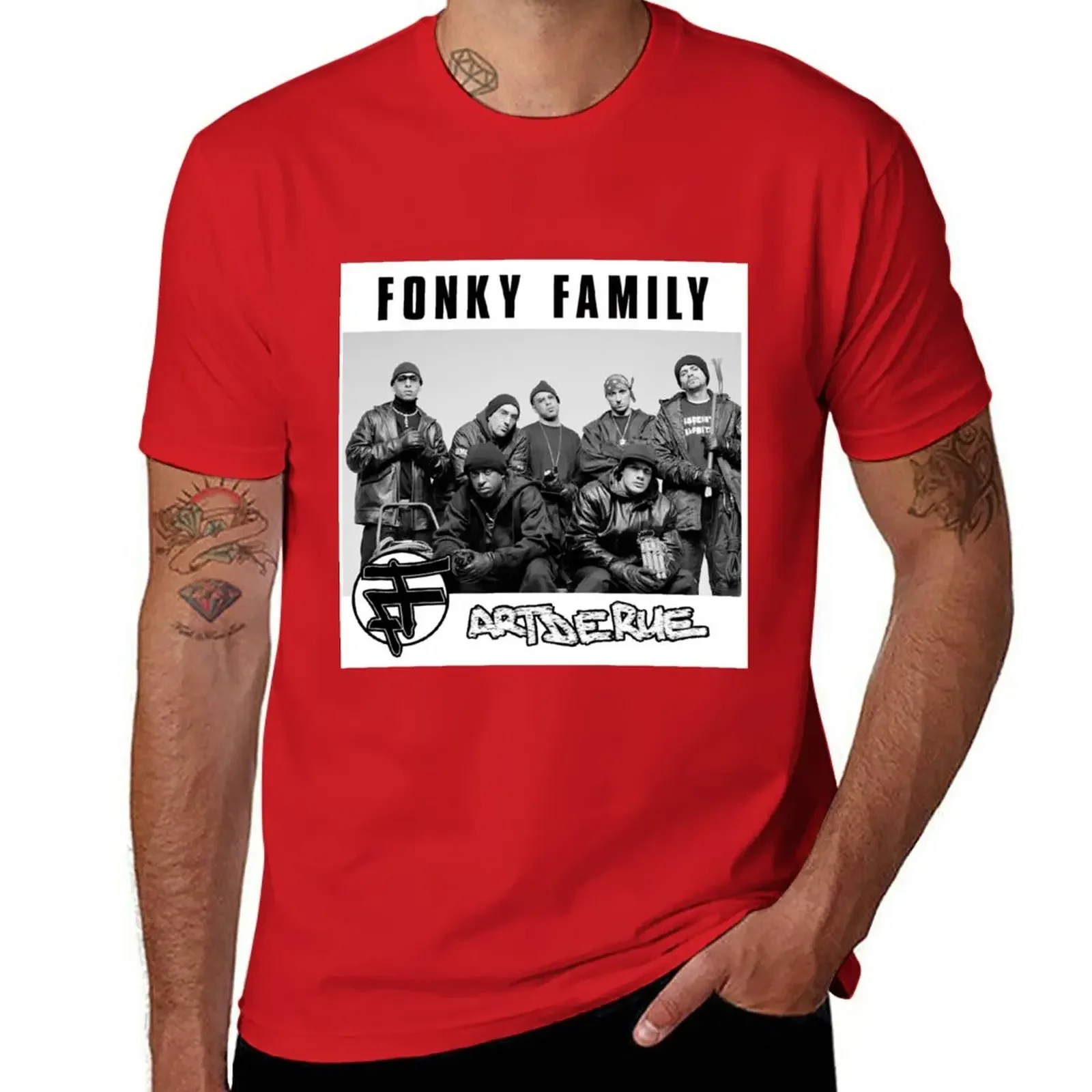 New Fonky Family Art de rue T-Shirt summer clothes t-shirts man mens Short Sleeve Outfits vintage mens designer clothes vintage