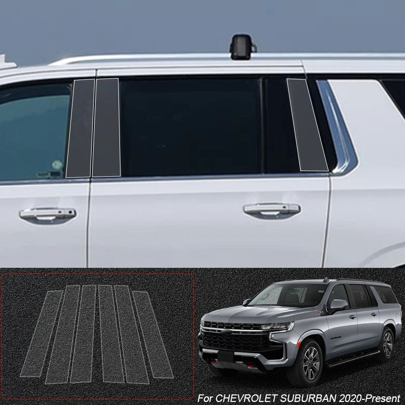 

Car Protective Film B Pillars TPU For CHEVROLET EQUINOX MALIBU SUBURBAN BLAZER Auto Anti-Scratch Window Body Paint Sticker