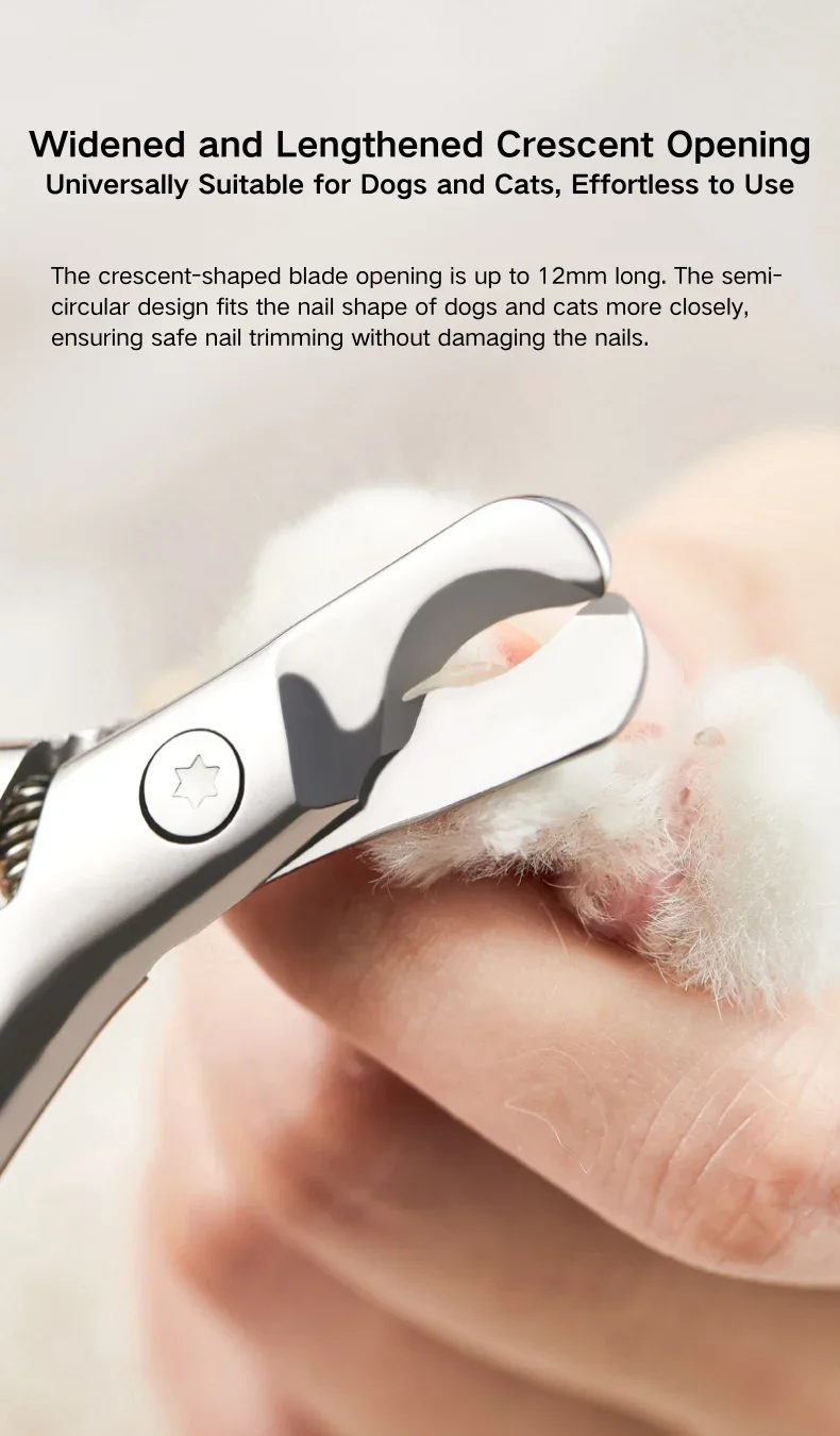 Kloksax för katt i rostfritt stål med ergonomiskt grepp_voghion.com