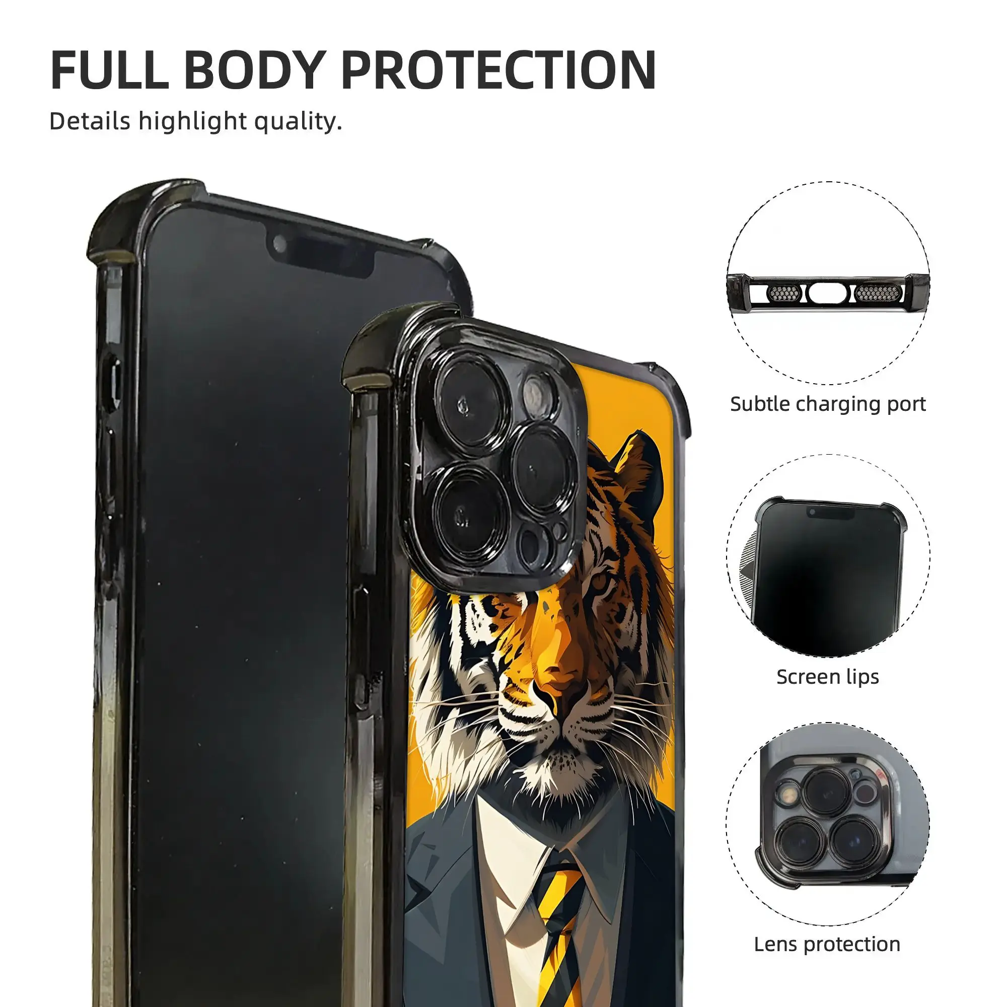Office Giant Character Print Coque iPhone Creative Electroplating Process phone case for iPhone Various Models