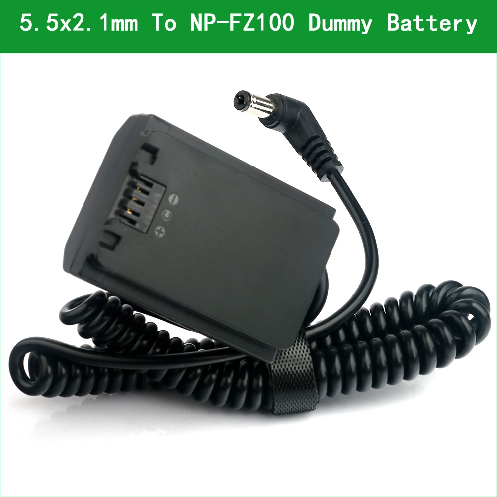 

DC Coupler Power Connector NP-FZ100 Dummy Battery for Sony Alpha 1 6600 7C 7 III 7R III 7R IV 7S III 7 IV 9 9 II ILME-FX3 FX30