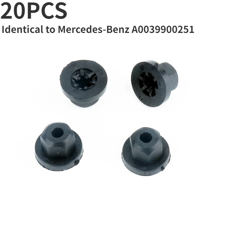 20Pcs Interior Side Trim Clips Body Nut Flange Plastic Rivets For Mercedes Benz E-Class 0039900251 For BMW 16131176747