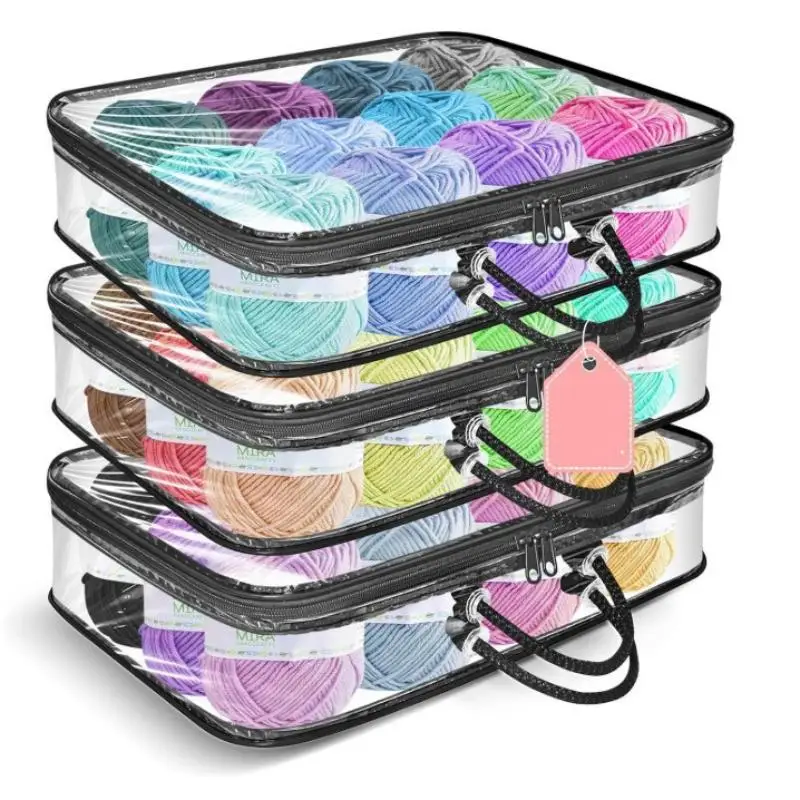 Clear Zippered Storage Bags With Zipper Handles Extra Large Capacity Closet Underbed Organizer For Clothes Bedding Comforter