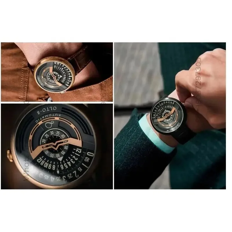 Fully Automatic Mechanical Watch Men's Personalized Luminous Watch Large Dial
